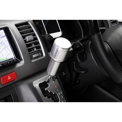 ハイエース用CRS ESSEXビレットシフトノブ ブラックポリッシュ未使用品 