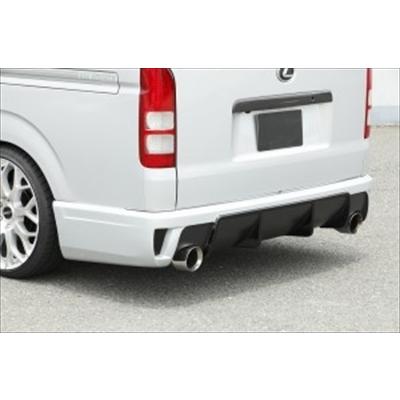 ハイエース 200系 ワイドボディ プログレス リアバンパー FRP製 ロング