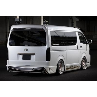 超美品 トヨタ純正 200系 ハイエース ワイドボディ リアバンパー ハイエース 200系 4型 ワイドボディ PROGRESS 2 リアバンパー