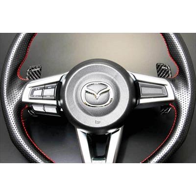 オートエクゼ MAZDA3 BP-06 カーボンパドルシフトレバー : エアロ