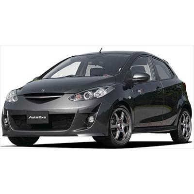 オートエクゼ Demio DE-03フロントバンパ-&グリル(15C/13C/13Fには、要