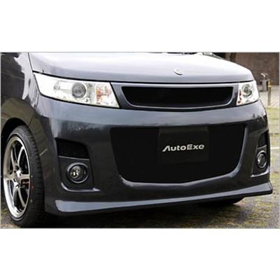 中古品 AZ-WAGON カスタムスタイル(MJ23S)フロントバンパ−＆グリル(FRP製・要塗装・要純正フォグランプ・牽引フック使用不可) 【MY7618398069】(27671円)