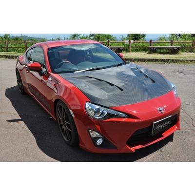 86 ZN6 前期 スーパーボンネット カーボンFRP 綾織り : エアロ