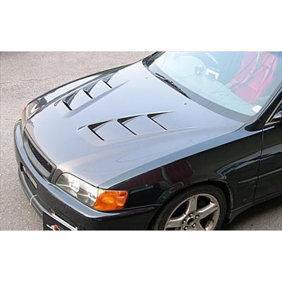 ポンネット JZX100 チェイサー スーパーボンネット フルカーボン : エアロ