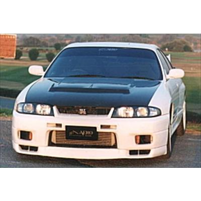 BCNR33 スカイライン GT-R エアロボンネット フルカーボン : エアロ