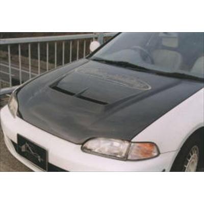 EG6 シビック エアロボンネット カーボンFRP クリア塗装済み : エアロ