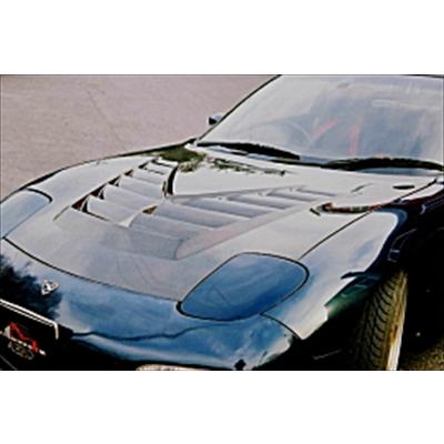 FD3S RX-7 スーパーボンネット カーボンFRP 取付込 : エアロ.カスタム