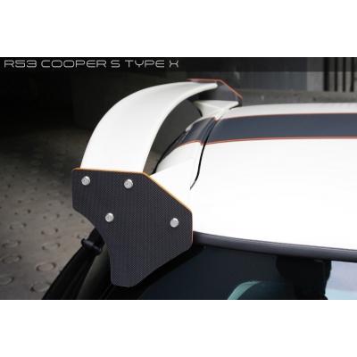BMW Mini R53 クーパーS TypeX リアウィング FRP製 塗装取付込
