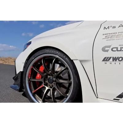 FL5 シビック TypeR ローフォルムフェンダートリム ウレタン製 素地