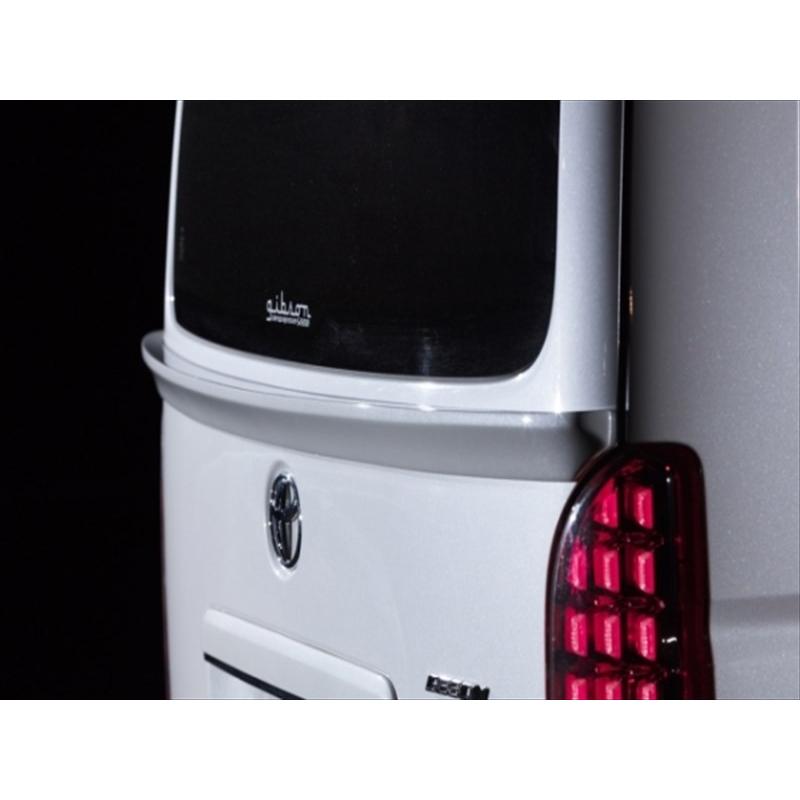 ハイエース200系用リアゲートスポイラー ハイエース 200系 1-4型 標準ボディ リアゲートスポイラー 塗装済 [2JN