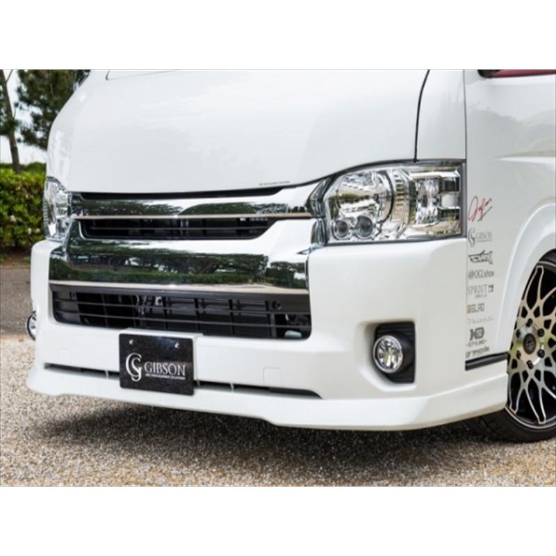 ハイエース 200系 ワイドミドルルーフ 4型 フロントリップスポイラー 