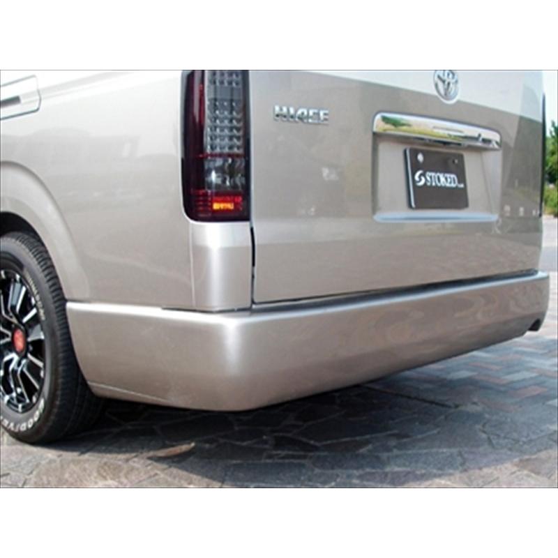 ハイエース200系 スーパーロングハイルーフ リアバンパースポイラー