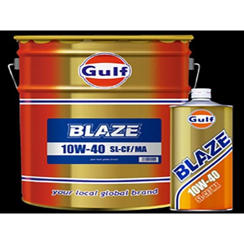 Gulf エンジンオイル BLAZE 10W40 200Lドラム缶(受注生産)※個人宅発送不可 GLFZ00001600300エアロ