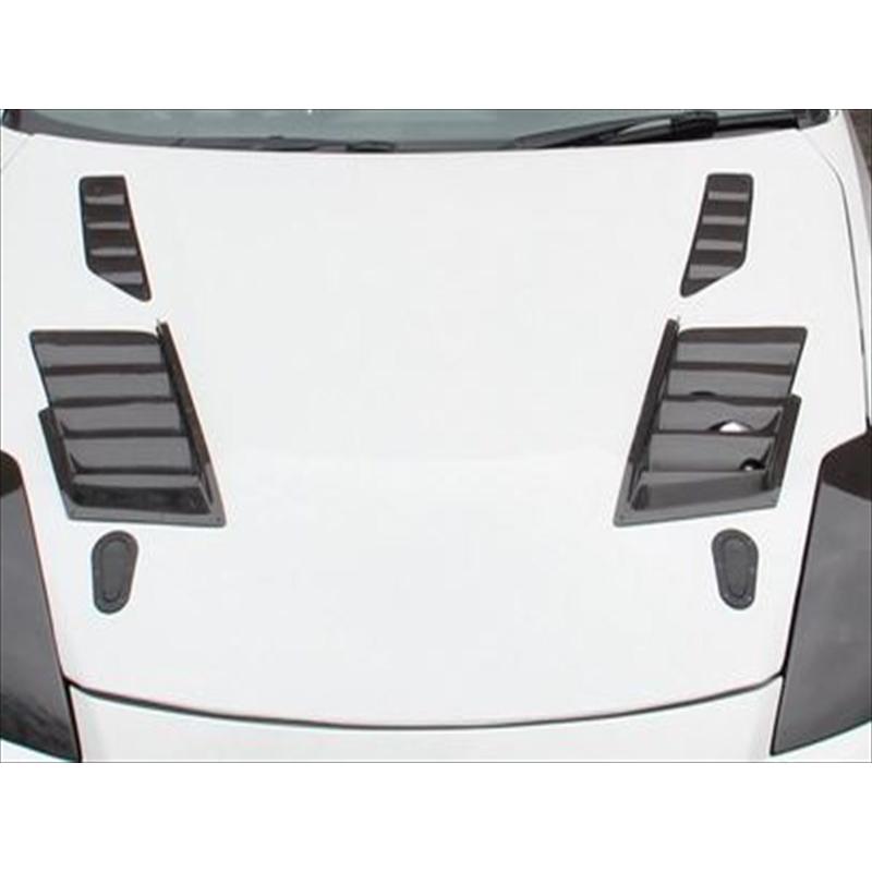 フェアレディZ Z33 前期/後期 エアロボンネット タイプ1 FRP 塗装取付