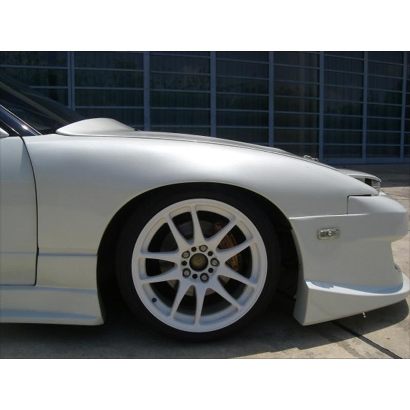 180SX フロントブリスターフェンダー : エアロ.カスタムパーツの 