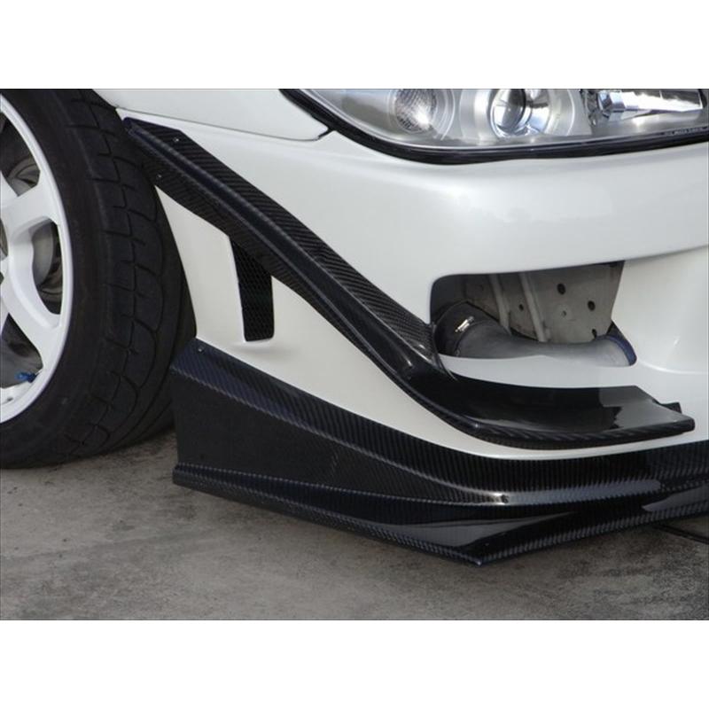 シルビア S15 フロントバンパーType1専用カナードT2 カーボン製