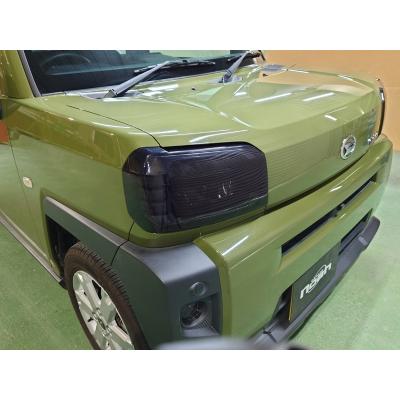 ステッカー付」 タフト LA900S ヘッドライトカバー カラー：ダーク