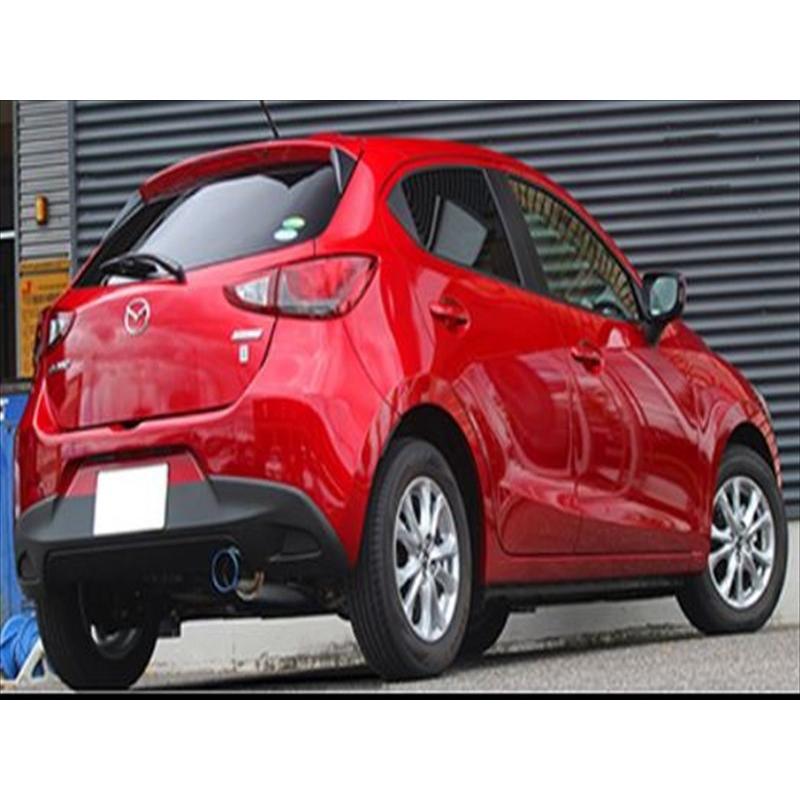 デミオ DJ3FS AT車 エグザスエボチューンマフラー : エアロ.カスタム