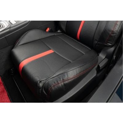 長納期商品】ZN8 GR86 シートカバー ブラックxレッド Ver.3 : エアロ
