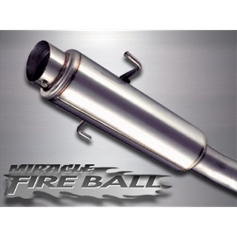 5ZIGEN マフラー MIRACLE FIREBALL シビック TYPE-R E-EK9 : エアロ