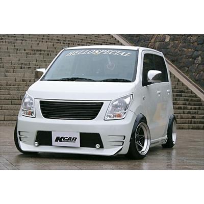 り*き様 スズキ ワゴンR MH23S フロントバンパー エアロ ワゴンR MH23S フロントバンパースポイラー : エアロ.カスタムパーツの
