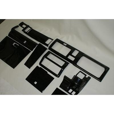 ハイゼットトラック/ジャンボ S500P/S510P 前期 3Dインテリアパネル 黒