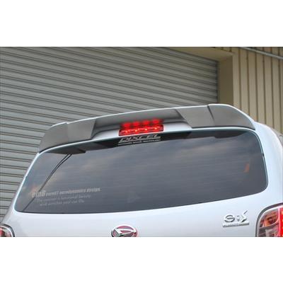 ミライース LA300S euroGT ルーフエンドスポイラー 塗装取付込 
