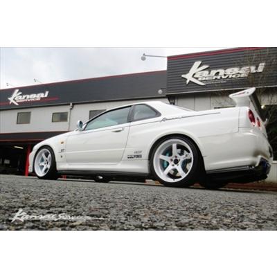 長納期商品」 スカイライン GT-R BNR34 カーボンサイドステップ/リア 