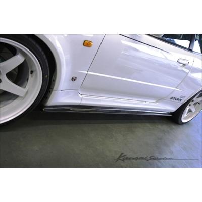 長納期商品」 スカイライン GT-R BNR34 カーボンサイドステップ/リア 