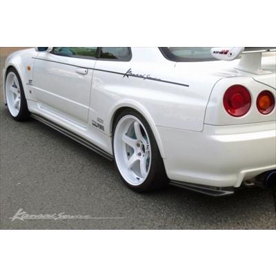 長納期商品」 スカイライン GT-R BNR34 カーボンサイドステップ/リア 
