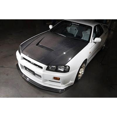 FRP】R34 ボンネット（GT-Rを除く） エンジンフード｜外装・エアロ