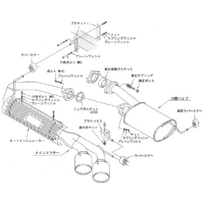 HKS（エッチケーエス） JB64W ジムニー LEGAMAX Premium マフラー 「長
