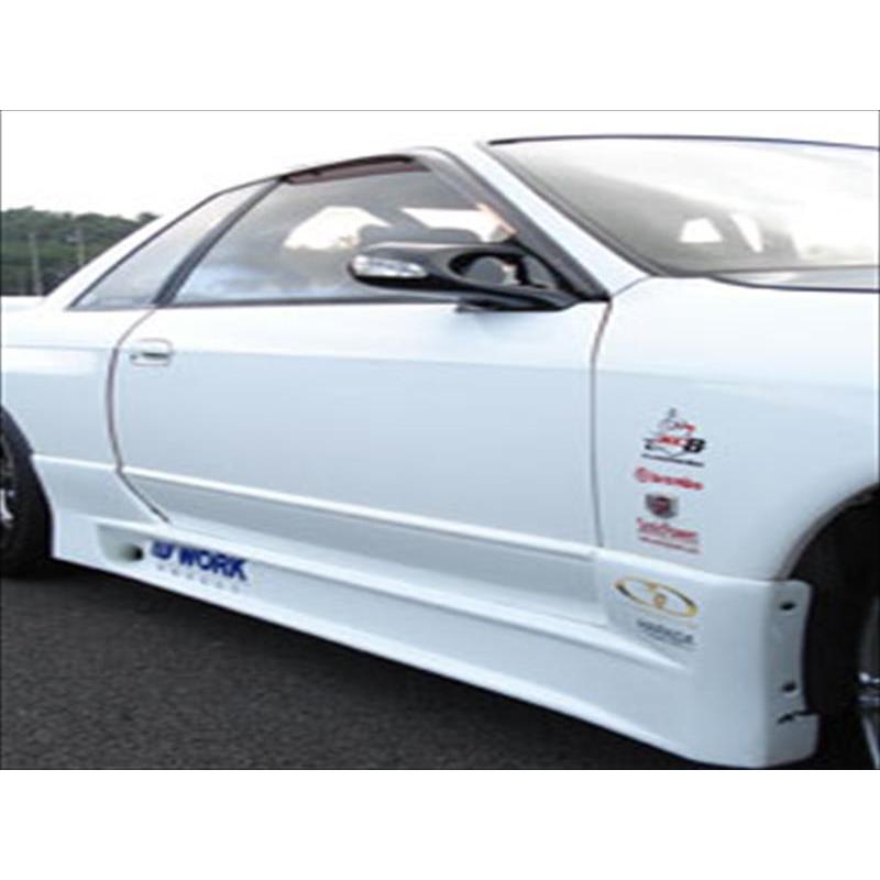 BNR32 サイドステップセット BNR32 GT-R GT サイドステップ FRP ホワイトゲルコート : エアロ