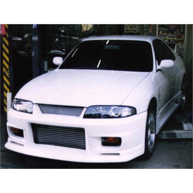 BCNR33 グリル一体式エアロバンパー ウインカー無 塗装済み : エアロ