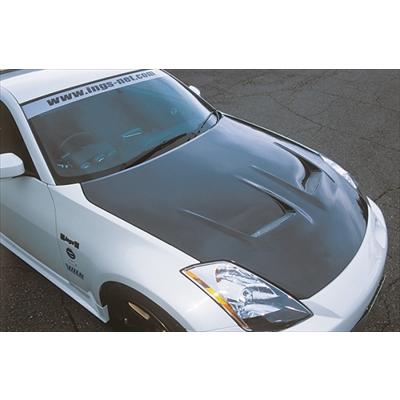 イングス フェアレディZ Z33 N-SPEC エアロボンネット Type-I FRP製