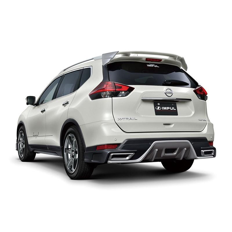 エクストレイル T32 後期 17 6 リアハーフスポイラー メッキガーニッシュ付 エアロ カスタムパーツのtoptuner 通販 Paypayモール