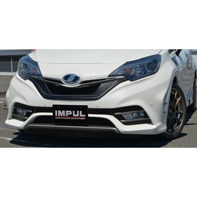 IMPUL ノート E12 後期 フロントバンパー 塗装済み : エアロ