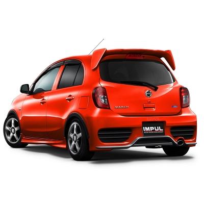 日産 マーチ インパル リアウイング IMPUL（インパル） K13 マーチ 2013.6~ リアウイング FRP 塗装済