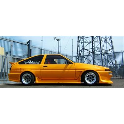 AE86 トレノ SPEC-R サイドステップ FRP(前/後期) 塗装取付込 : エアロ