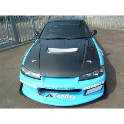 シルビア S15 カーボンボンネット インフュージョン クリア塗装済み
