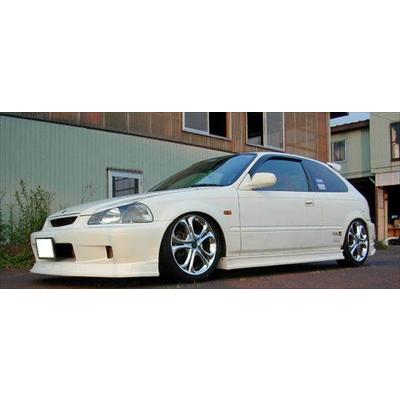EK-9 CIVIC 3ドア サイドステップ ソフトFRP 塗装取付込 : エアロ