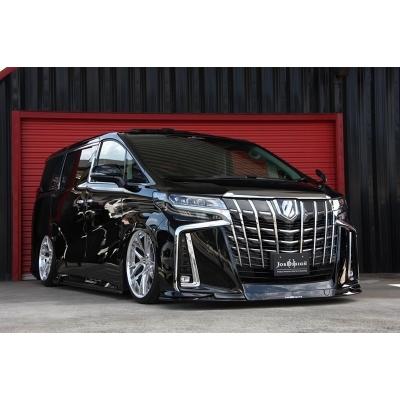 30アルファード 後期 フロントリップスポイラー 塗装取付 30アルファード 後期 フロントリップスポイラー 塗装取付