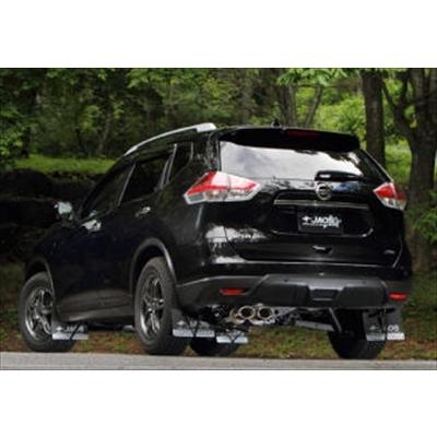 ジャオス　マットフラップ　マットガード　エクストレイル t32 黒　ねじなし JAOS（ジャオス） エクストレイル T32 JAOS マッドガード III フロント