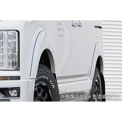 デリカD5 JAOSフェンダーガーニッシュ type-X 未塗装品 左前 craftaoi_jaos-b135392np