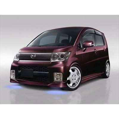 ムーブカスタム L175S系 フロントハーフスポイラー 塗装済 ブライト 