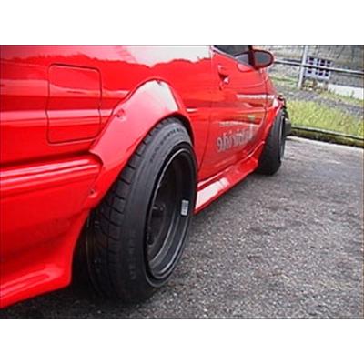 ae86 レビン　cby オーバーフェンダー塗装済み未使用1台分 AE86 レビン オーバーフェンダー 塗装済み : エアロ.カスタム