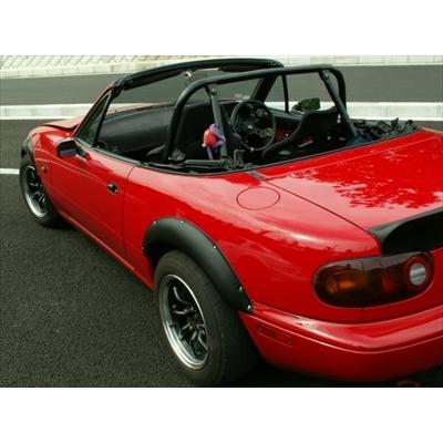 ロードスター NA オーバーフェンダー01 黒色ゲルコート : エアロ  