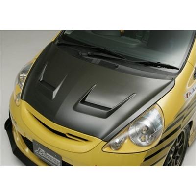 J'S RACING エアロボンネット Type-V Fit GD1〜4 J'S RACING（ジェイズレーシング） フィット GD エアロボンネット Type
