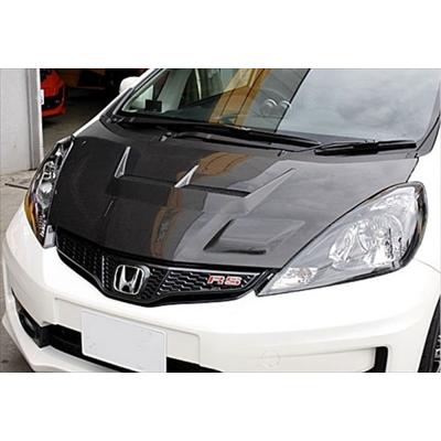 フィット　ge系　gp系 カーボンボンネット J'S RACING（ジェイズレーシング） フィット GE6-9 前期 エアロ