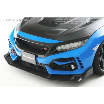 J'S RACING FK8 シビック TypeR フロントウイングスポイラー